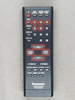 Пульт д-у Panasonic N2QAGB000025